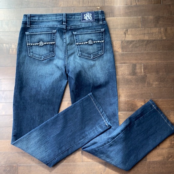 Rock & Republic Blue Sienna Straight Leg Jeans Size 29 - Picture 6 of 13